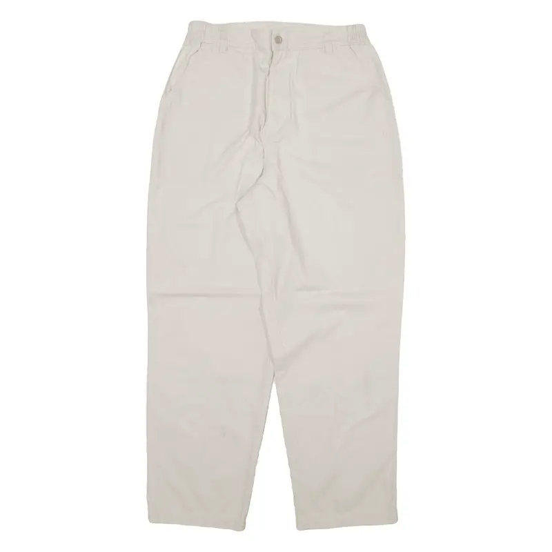 Northern Reflections Womens Trousers Cream Relaxed Tapered W26 L27 1