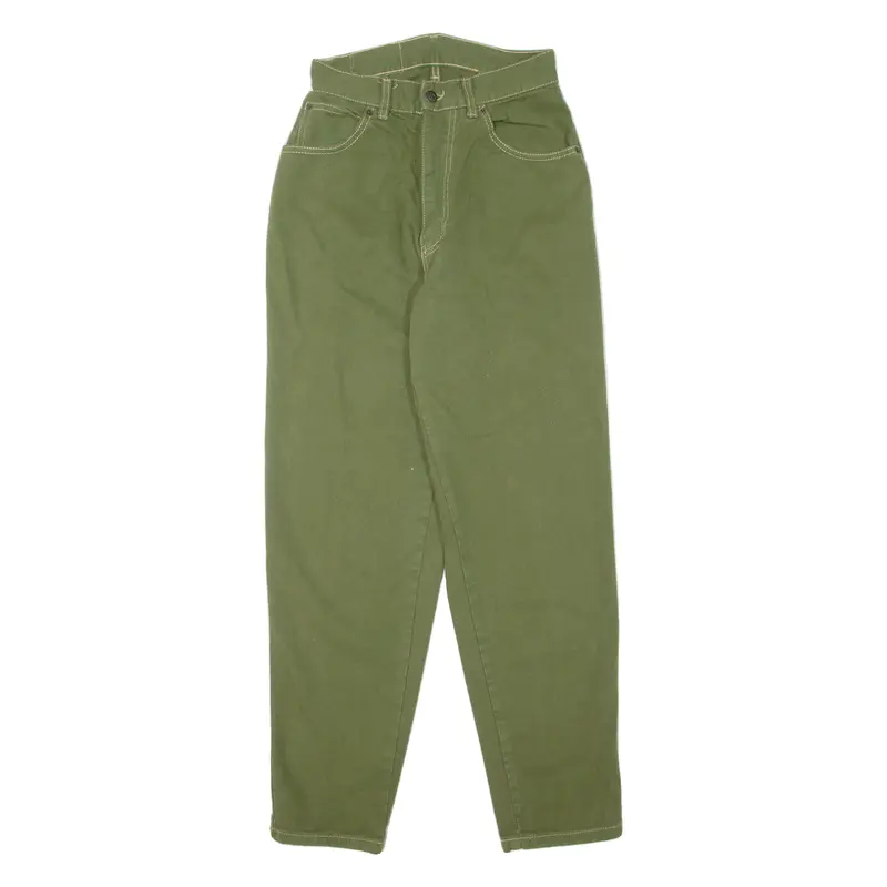 Norwiss Womens Jeans Green Regular Mom W25 L30 1