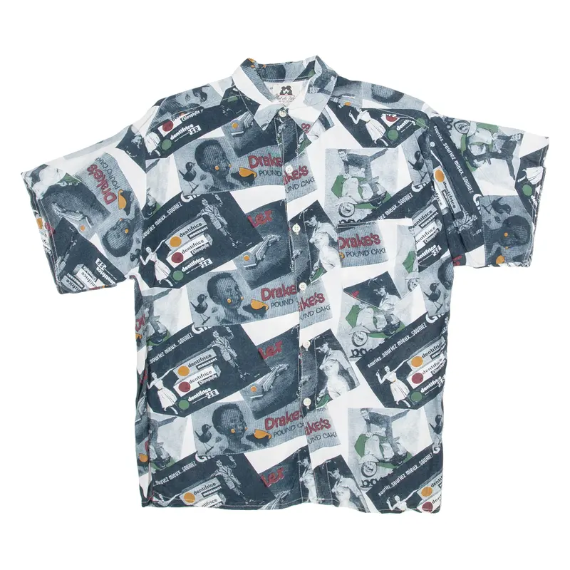Not De Passe Mens Shirt Grey S 1