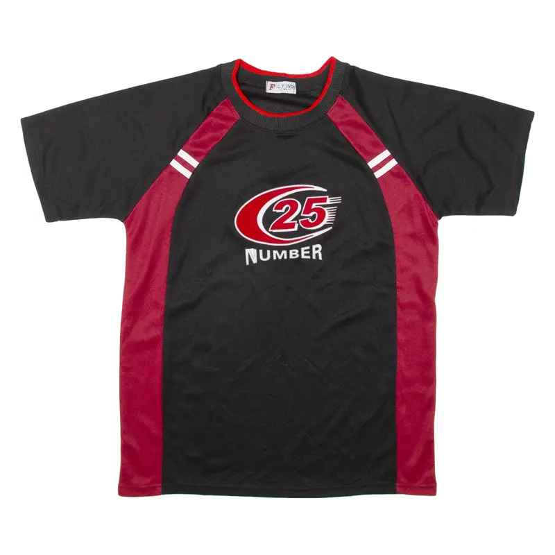 Number 25 Mens Jersey Black Usa Crew Neck M 1