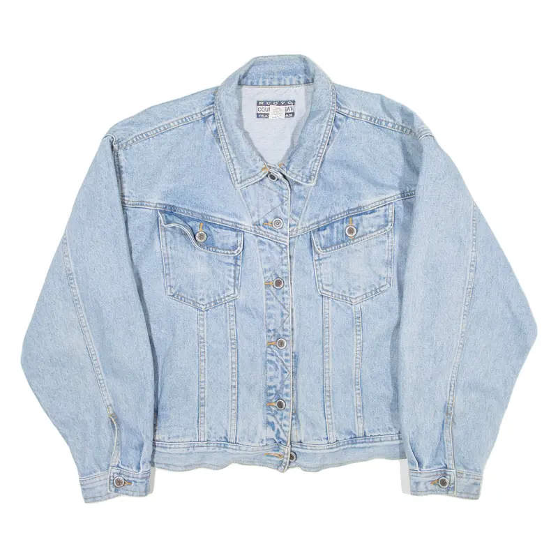 Nuovo County Seat Womens Denim Jacket Blue M 1