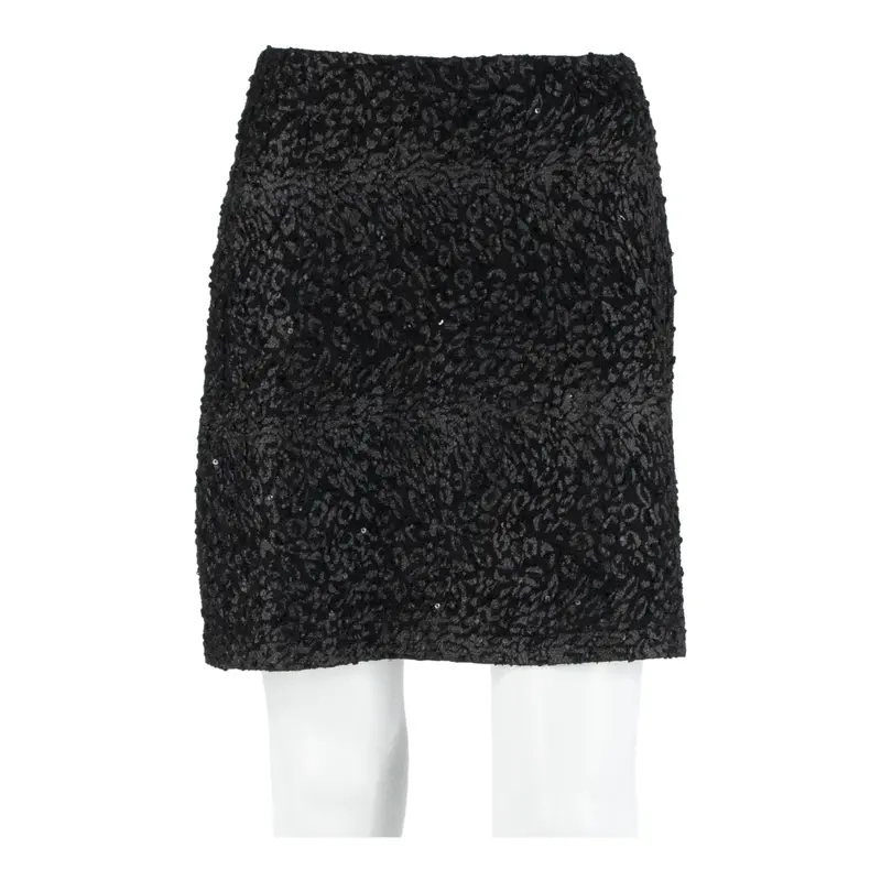 Oasis Lined Womens Mini Skirt Black Short S 1