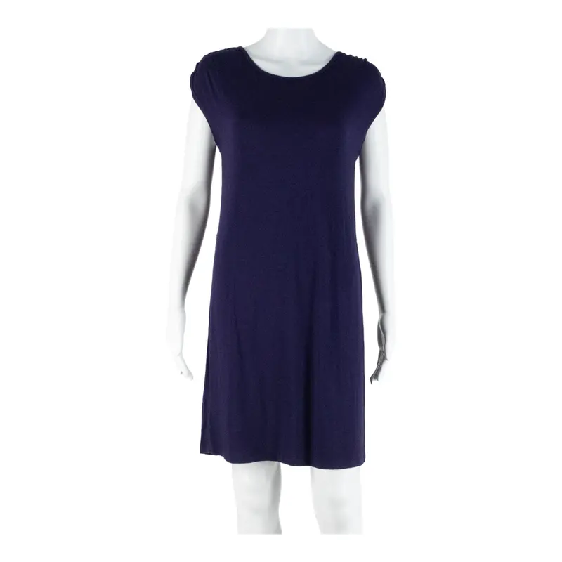 Oasis Womens T-Shirt Dress Blue Sleeveless Knee Length S 1