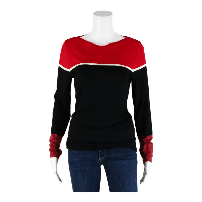 Oasis Womens Top Black Long Sleeve Colourblock M 1