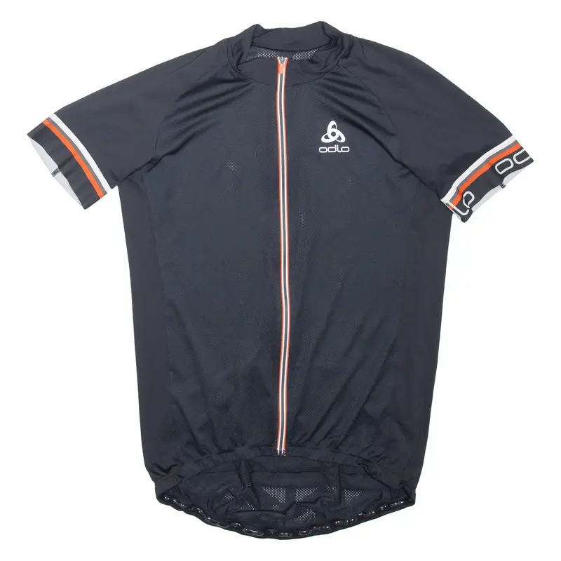 Odlo Full Zip Cycling Shirt Mens Jersey Black Xl 1