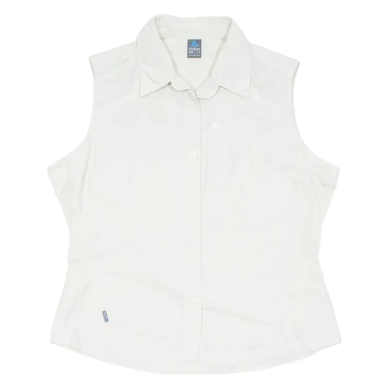 Odlo Womens Plain Shirt Beige Sleeveless L 1