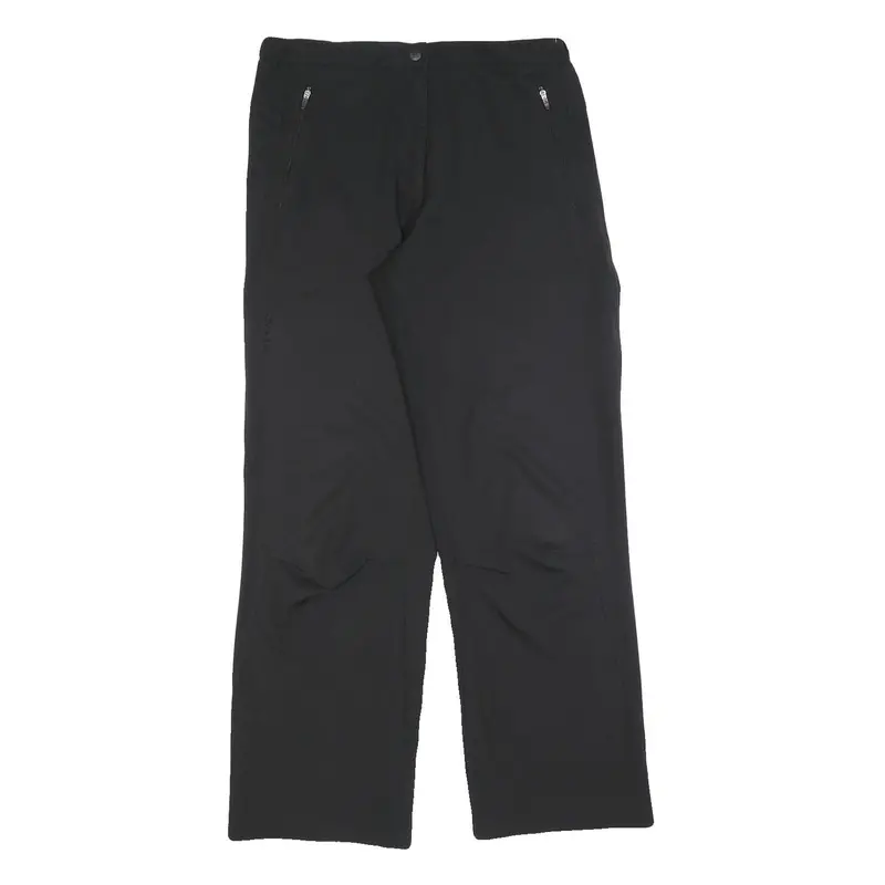 Odlo Womens Polyester Blend Black Relaxed Straight Trousers W30 L30 Outdoor 1