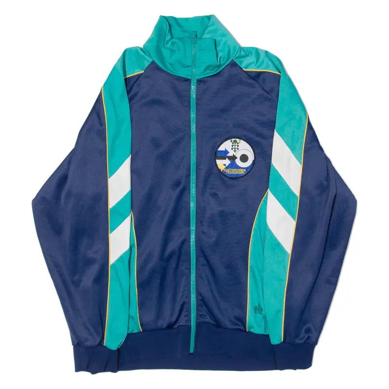 Odo Olton German Shooting Sports Mens Track Jacket Blue Colourblock Xl 1