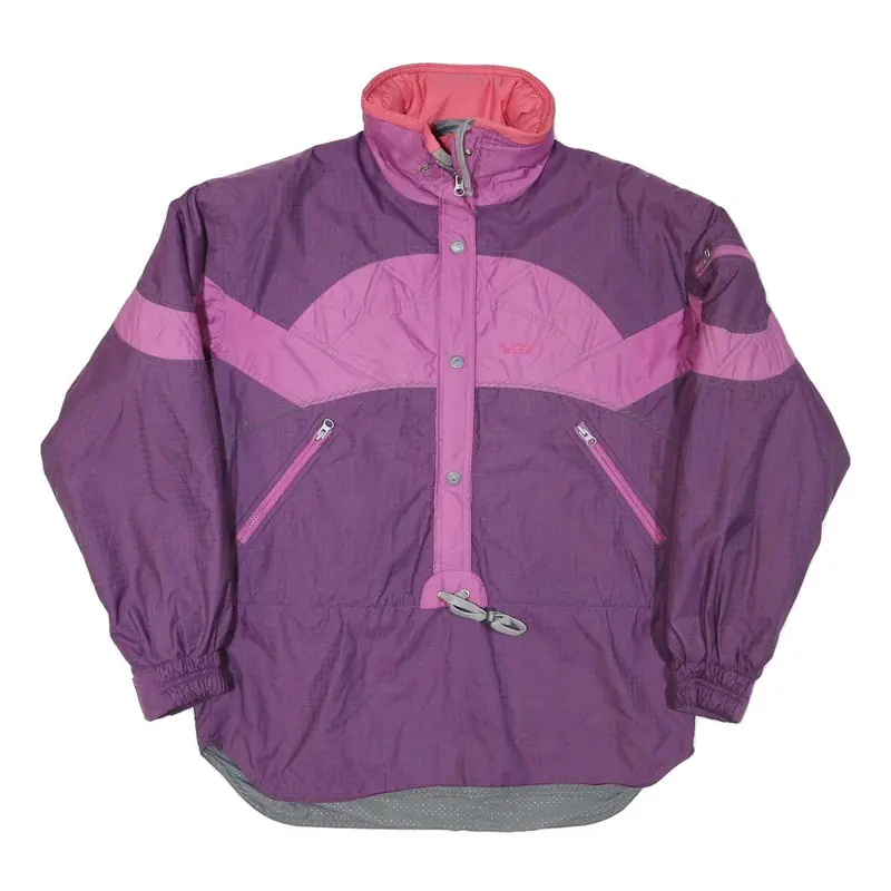 On The Edge Womens Purple & Pink Outdoor Jacket M Polyester Blend Zip 1