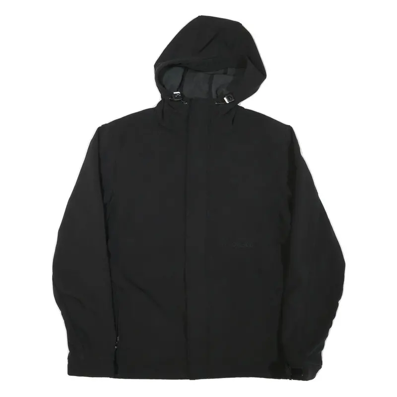 O'neill Mens Black Jacket L Polyester Blend Outdoor Zip Hooded Casual 1