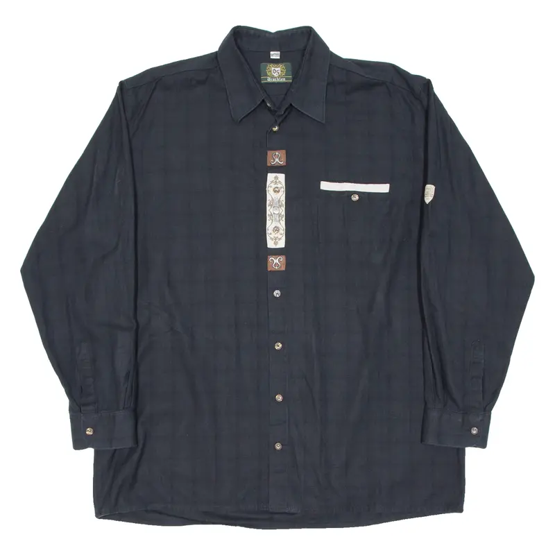 Orachten Mens Plain Shirt Black Long Sleeve Xl 1