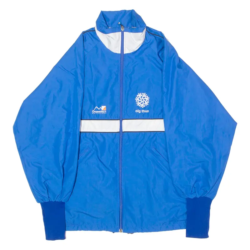 Orienteering Olg Thun Mens Jacket Blue Striped S 1