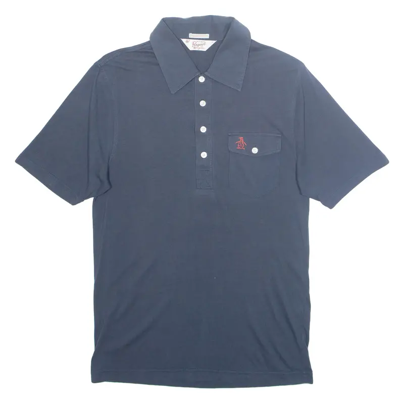 Original Penguin Slim Fit Mens Polo Shirt Blue S 1