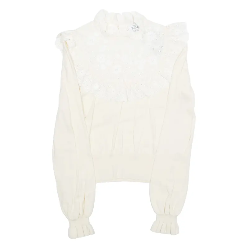 & Other Stories Womens Blouse Cream Long Sleeve Xs 1