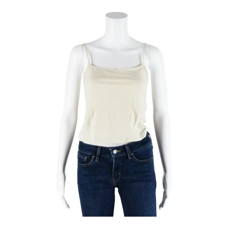 & Other Stories Womens Camisole Vest Beige Sleeveless Xs 1
