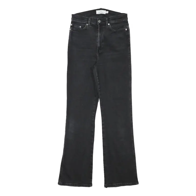 & Other Stories Womens Regular Black Denim Regular Fit Bootcut Jeans W25 L27 1