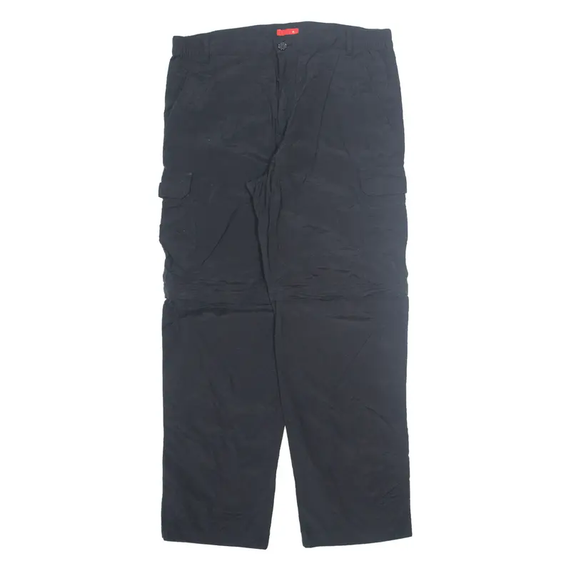 Outdoor Mens Trousers Black Regular Straight W36 L32 1