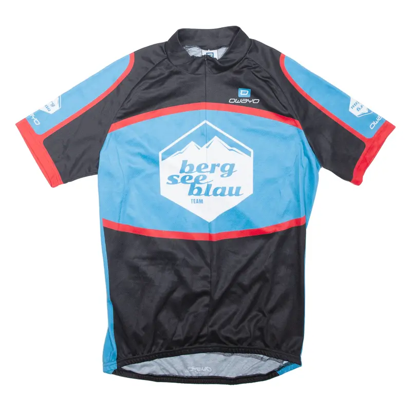 Owayo 3/4 Zip Cycling Shirt Mens Jersey Blue M 1