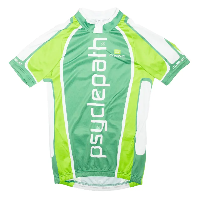 Owayo 3/4 Zip Cycling Shirt Mens Jersey Green M 1