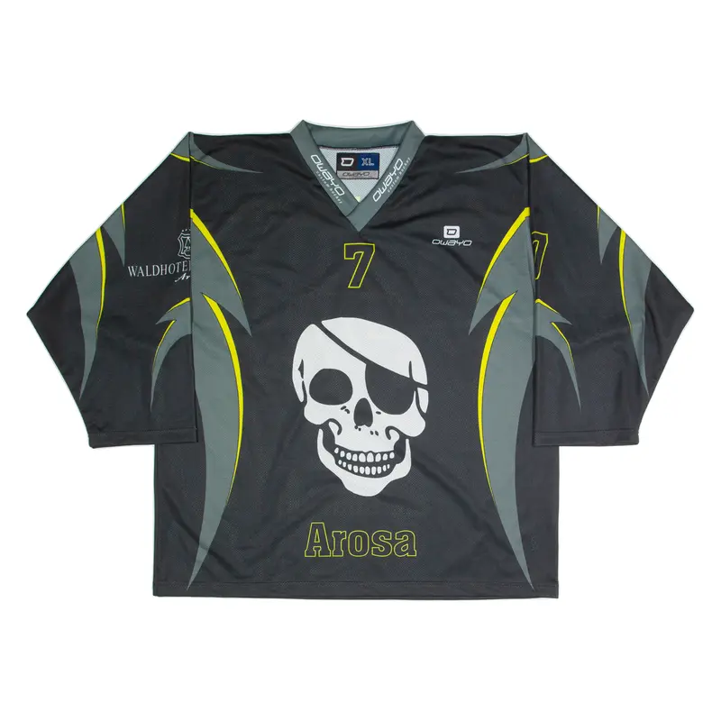 Owayo Arosa Mens Jersey Black Long Sleeve Usa V-Neck Xl 1