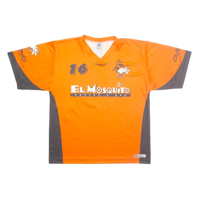 Owayo El Mosquito Mens Jersey Orange Usa V-Neck M 1