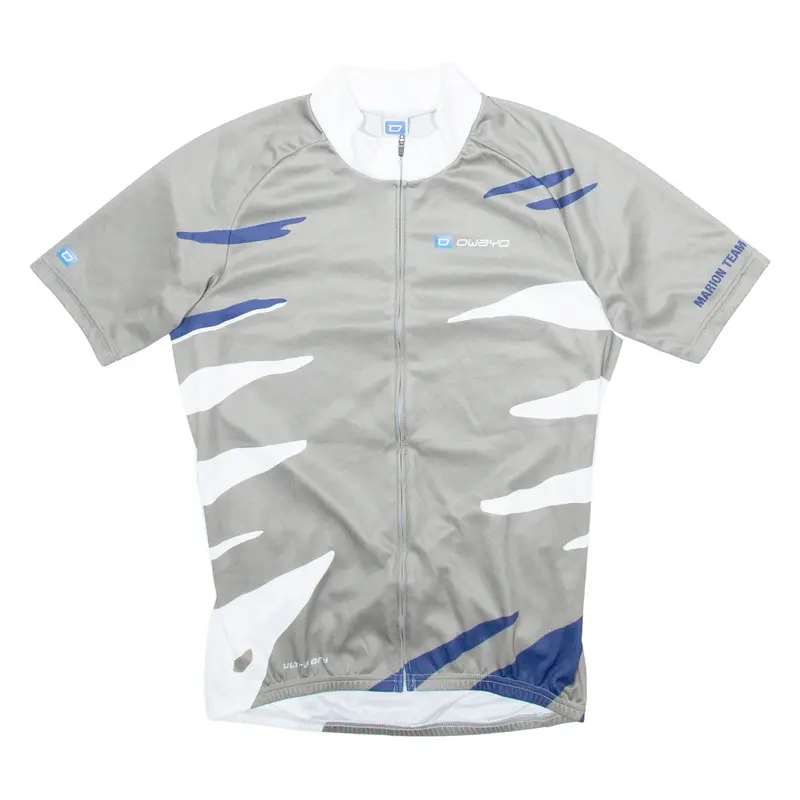 Owayo Full Zip Cycling Mens Jersey Grey 2Xl 1