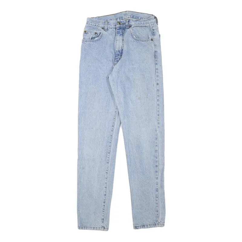 Oxygene Womens Jeans Blue Slim Skinny Denim Light W26 L31 Casual Cotton Blend 1