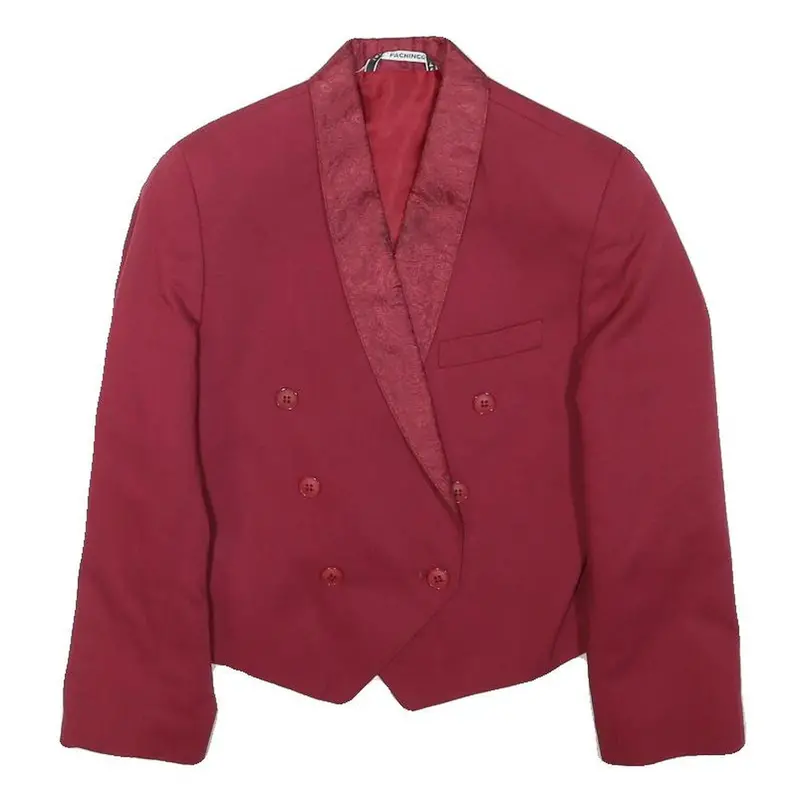 Pachinco Womens Red Button Jacket Xs Polyester Blend Tailored Elegant Blazer 1