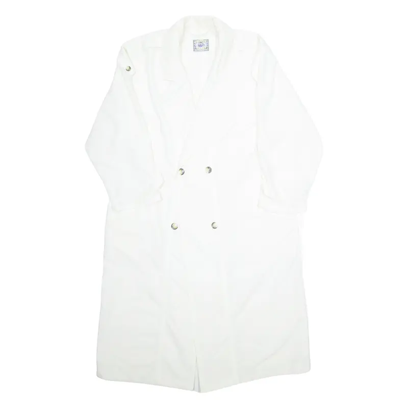 Pacific Line Womens Trench Jacket White Xl 1