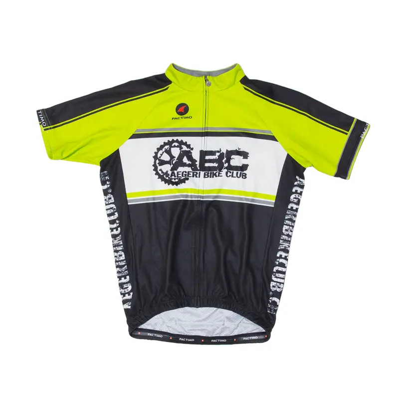 Pactimo Cycling Full Zip Mens Jersey Green S 1