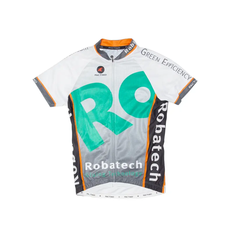 Pactimo Cycling Full Zip Mens Jersey White S 1