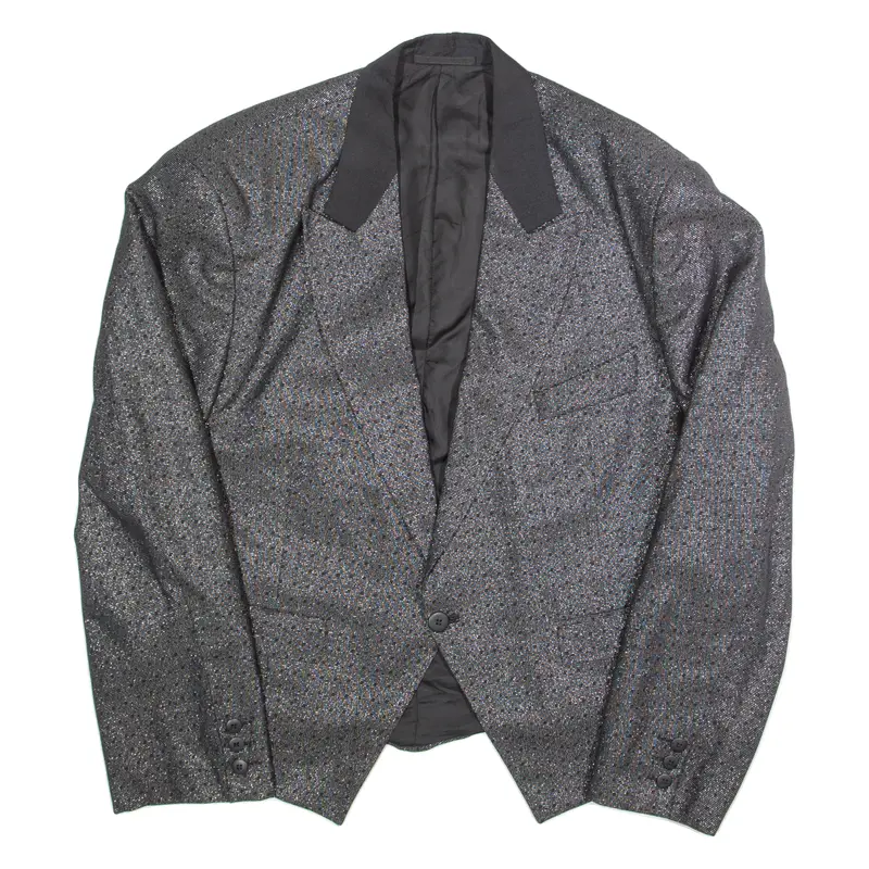 Padrutt Mens Blazer Jacket Black Wool 90S M 1