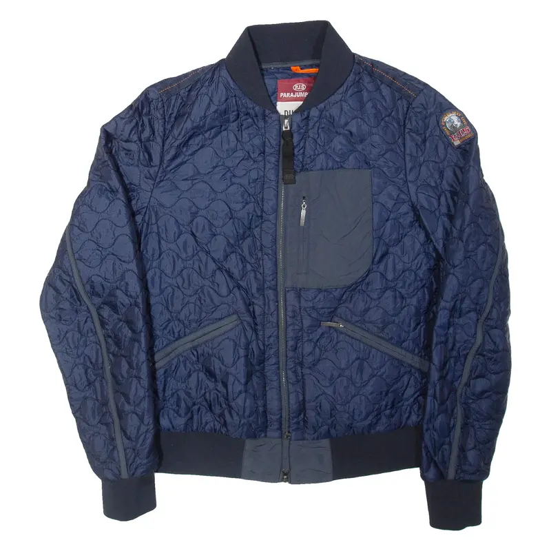 Parajumpers Womens Bomber Jacket Blue S 1
