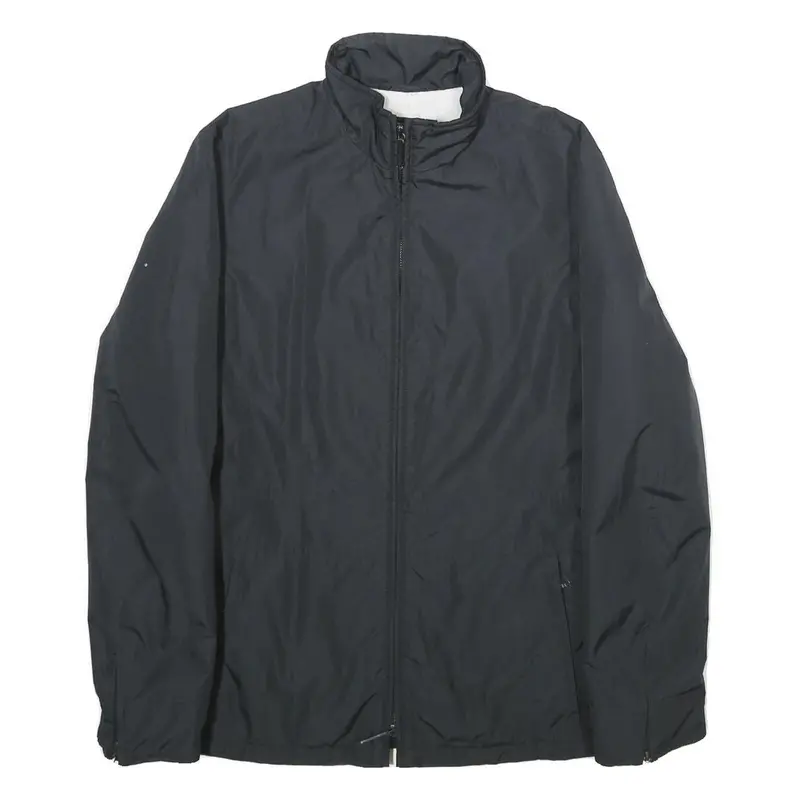 Paul & Shark Mens Black Zip Jacket S Polyester Blend Plain Lightweight Tailored 1