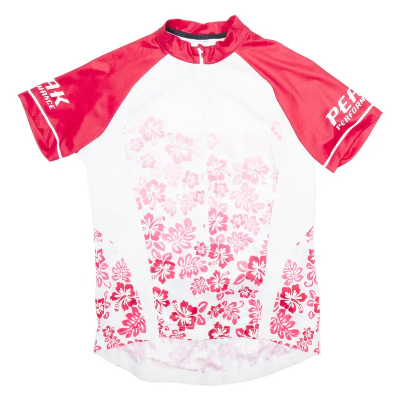Peak Performance Cycling Womens Jersey White 1/4 Zip M 1