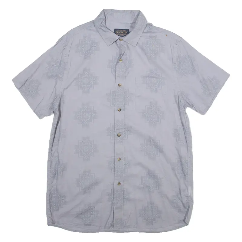 Pendleton Mens Shirt Grey 80S M 1