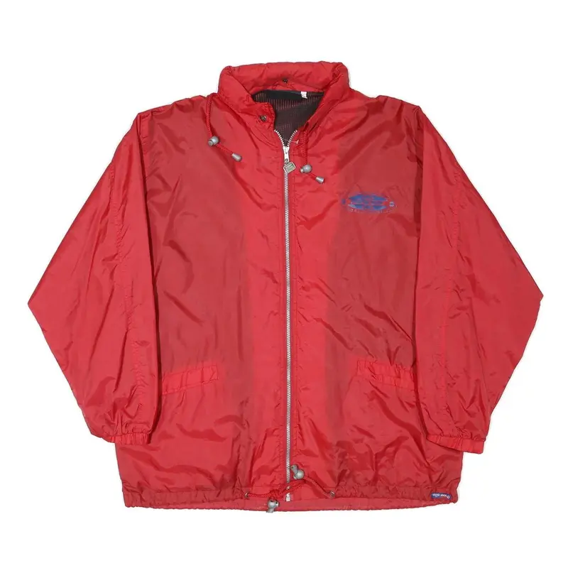 Pepsi Max Mens Red Polyester Blend Jacket L Zip Plain Live Life Print 1