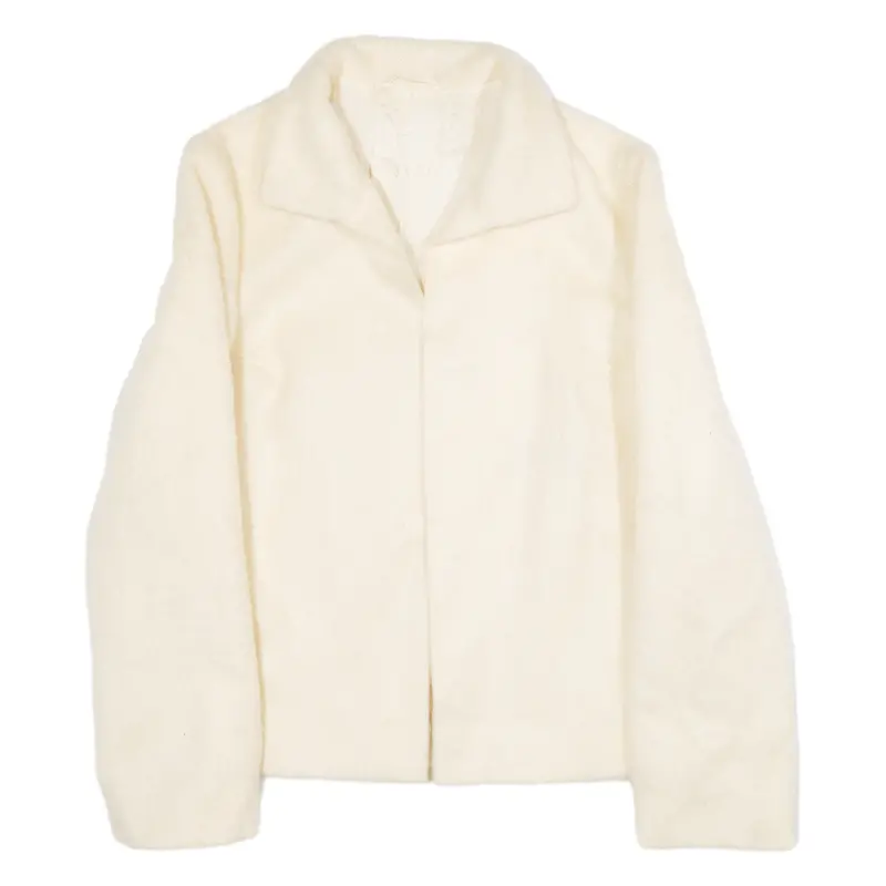 Peter Hahn Womens Blazer Jacket White Viscose M 1