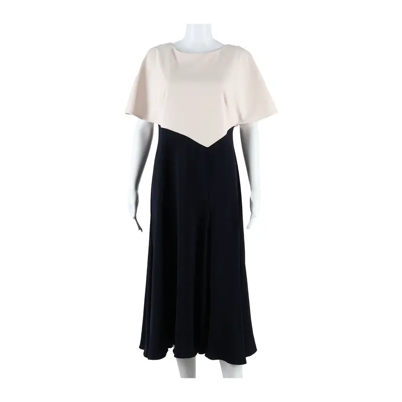 Phase Eight Womens A-Line Dress Blue Short Sleeve Long Uk 12 1