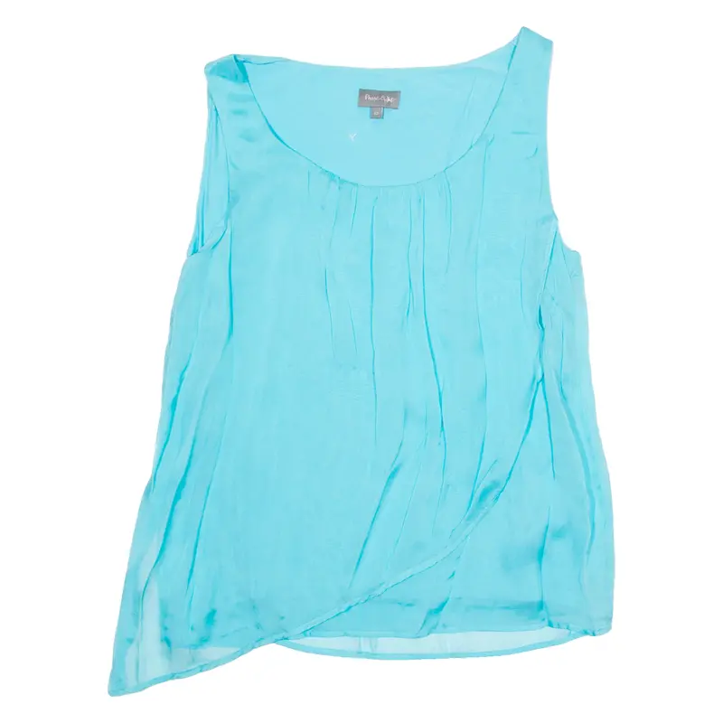 Phase Eight Womens Vest Blue Sleeveless Uk 10 1