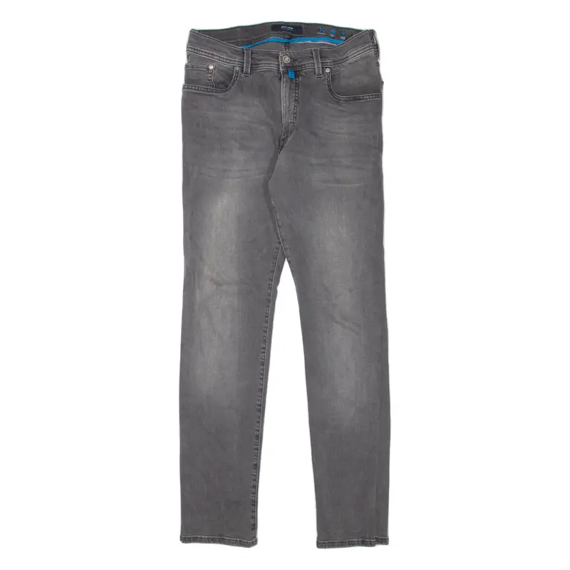 Pierre Cardin Mens Jeans Grey Slim Skinny Stone Wash W30 L31 1