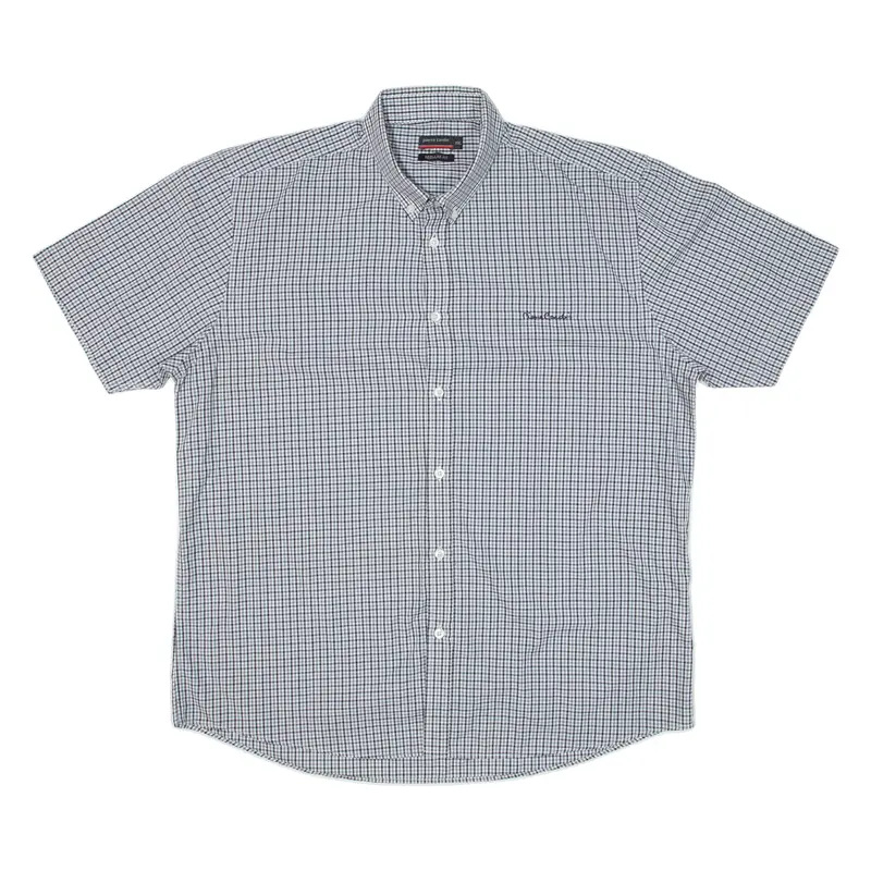 Pierre Cardin Mens Shirt Blue Check 2Xl 1