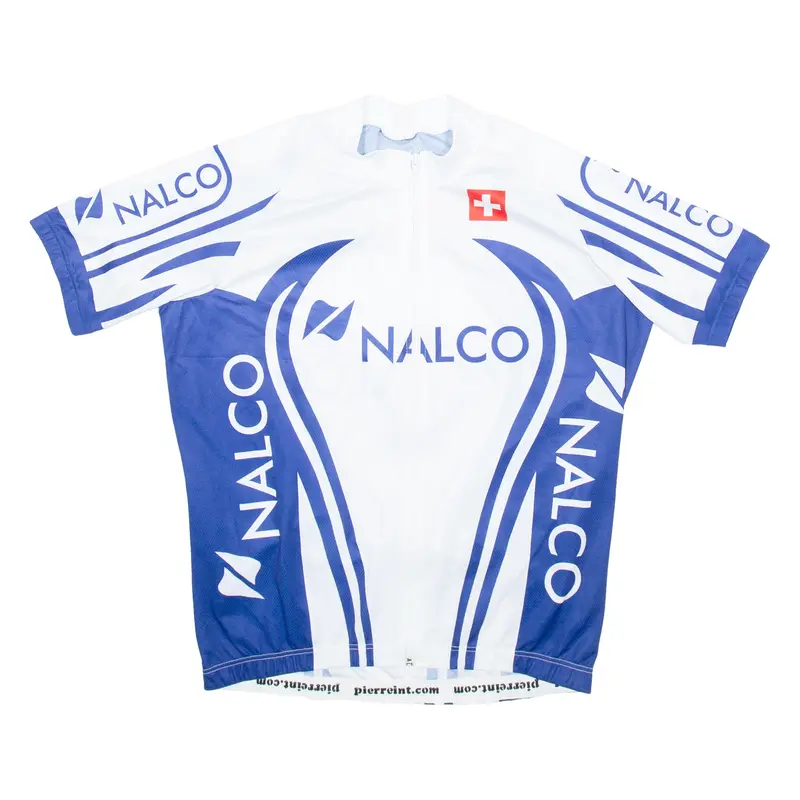 Pierrepoint Full Zip Cycling Mens Jersey White M 1