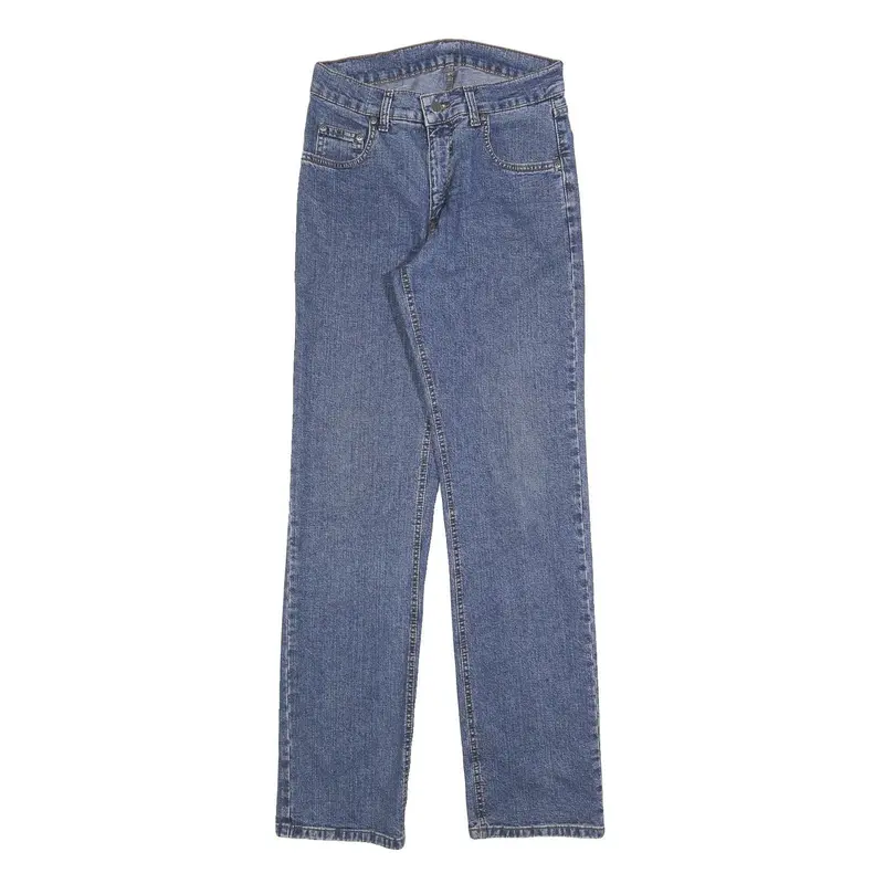 Pioneer Womens Jeans Blue Slim Straight Denim Medium W28 L32 Classic Cotton 1