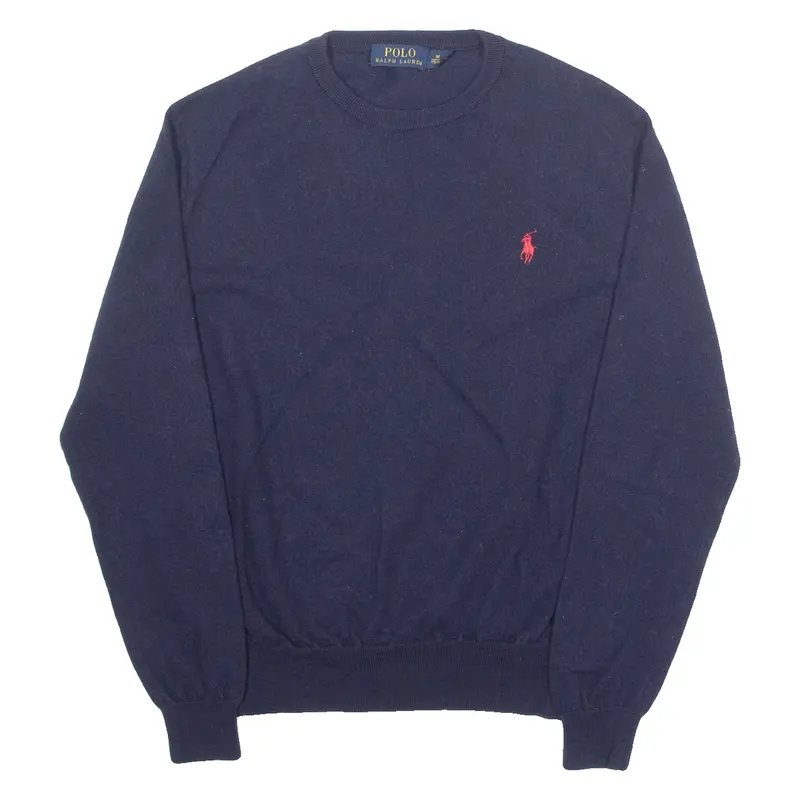 Polo Ralph Lauren Boys Jumper Blue Tight Knit M 1