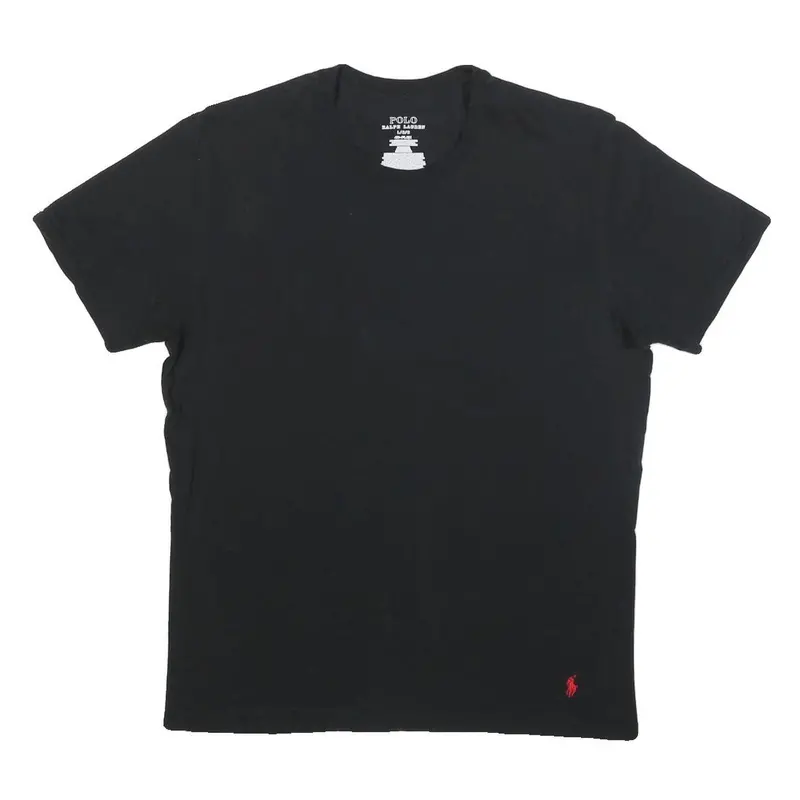 Polo Ralph Lauren Mens Black Classic T-Shirt L Short Sleeve Crew Neck 1