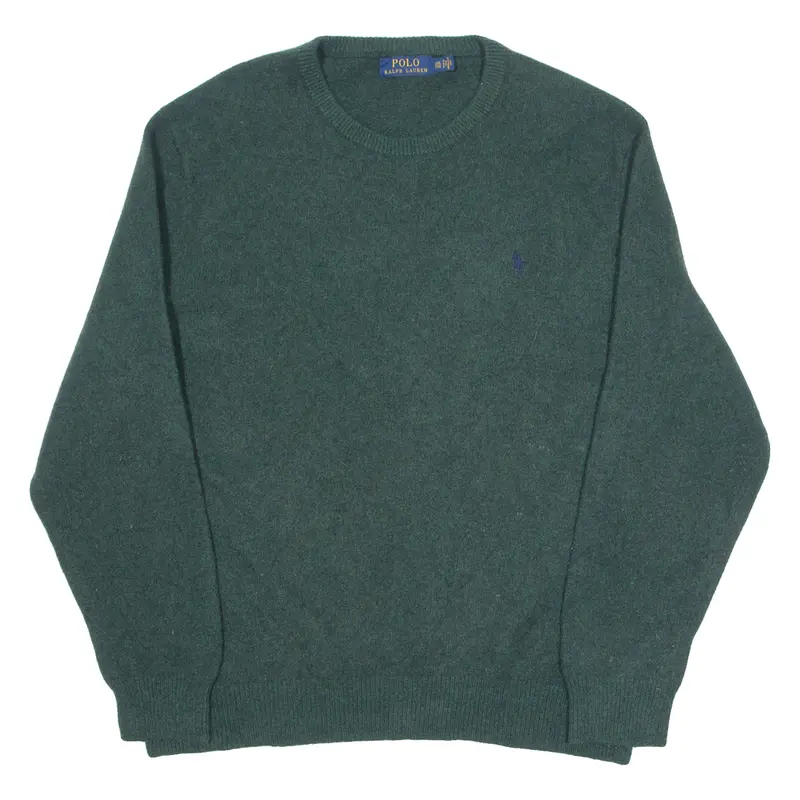 Polo Ralph Lauren Mens Jumper Green Tight Knit 2Xl 1