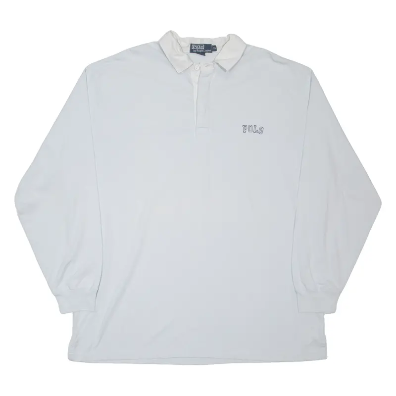 Polo Ralph Lauren Mens Polo Shirt Blue Long Sleeve Xl 1