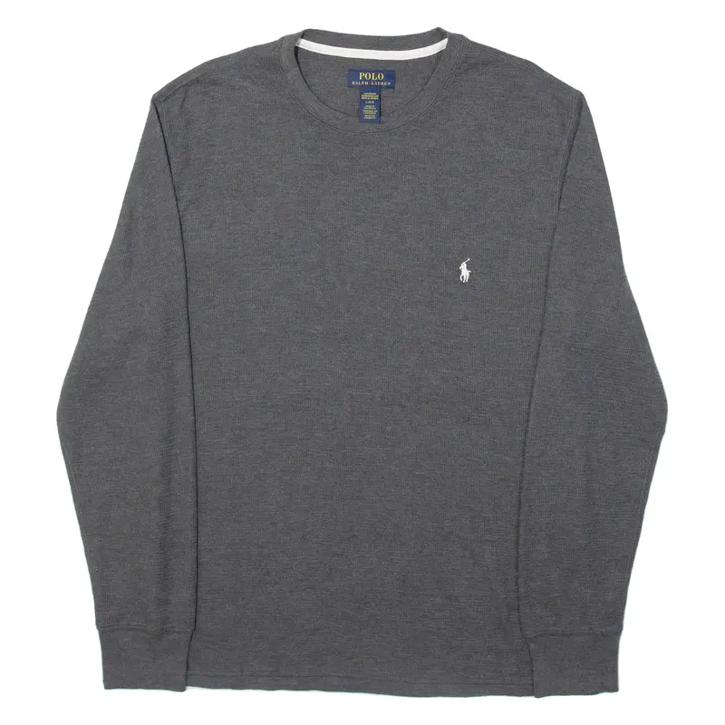 Polo Ralph Lauren Mens T-Shirt Grey Long Sleeve L 1