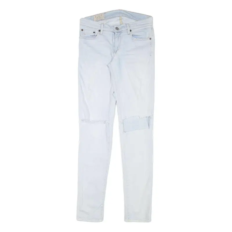 Polo Ralph Lauren Womens Jeans Blue Slim Skinny Denim Light W28 L32 Casual 1